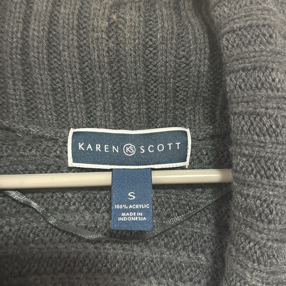 Karen Scott Sweater Vest Cardigan Women’s Size Small - Picture 3 of 4